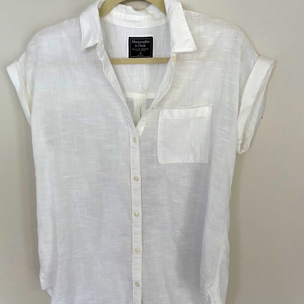 Linen button down shirt - Abercrombie